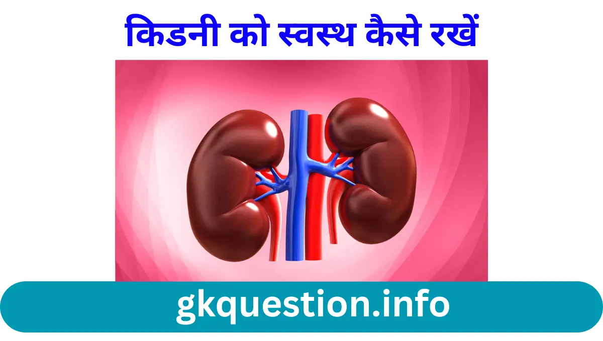 kidney ko swasth kaise rakhen